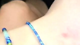 Foot fetish rimming for blonde outdoors