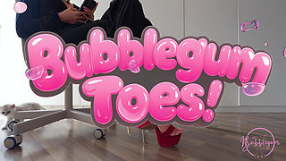 Heeljob with Long Red Stripper Heels From Mistress - Cum on Long Toenails & Feet