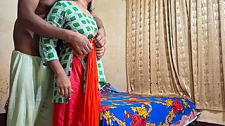 Desi Boyfriend Fucks Hot Maid GF in Doggy Style - Tight Pussy Sex