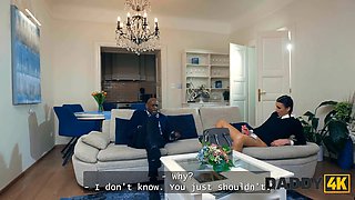 Daddy4k. wednesday addam's Big Black Cock dream ultimately came true