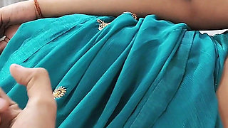 Indian Stepmom Shared Single Bed and Made Son Happy