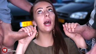 Gorgeous Harlot Blowjbang Adult Filthy