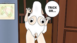 Treat my pussy - Halloween henati animation by meltpuff