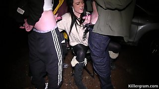 Teen Chav Slut Is Out Here to Rebel as She Sucks off Multiple Cocks of Older Guys on a Dirty Dogging Mission