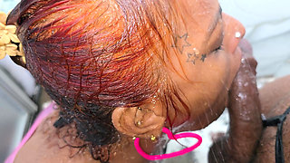 Bathroom Romance Blowjob and Pussy Fuck Nilmini Sheron