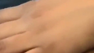 Squeezing Bouncing My Big Boobs Sucking on My Nipples