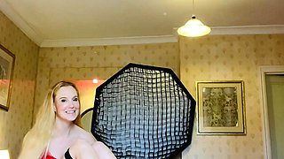 Blonde emo amateur solo masturbation