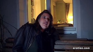 Hot German Brunette Roesi Masturbates Solo - Hardcore HD Pussy Play