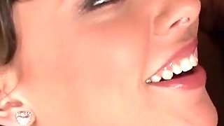 Ivy Winters sucks and fucks in interracial sex to get her creampie