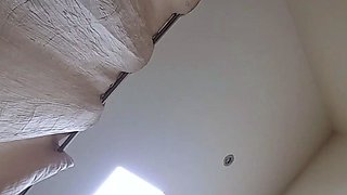 Hot redhead amateur teen girl riding and jerking boyfriend