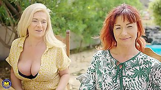 Three Hot German Milfs Have An Outside Groupsex Party Under The Sun With One Lucky Guy With Sper Marie, Marina Rene And Stefan Steel