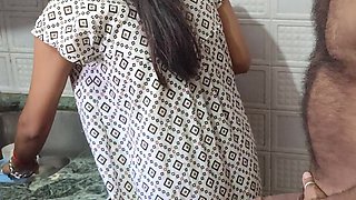 Indian Desi Village Bhabhi Fucked by Brother in Law in the Kitchen