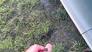 Car Slut Sucks & Gets Fucked After Catching a Public Jerk - POV