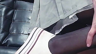 Anime Schoolgirl POV Sneakers and Feet Domination