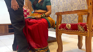 Desi Indian Saree Fucked by Her Besharam Younger Stepbrother