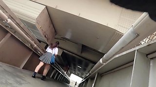 Amateur Asian College Teen Gives Blowjob
