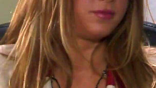 Monica sweetheart gets fucked by her colleagues big cock on the office table