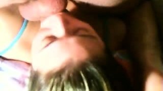 hardcore amateur blowjob and cumshot on the face