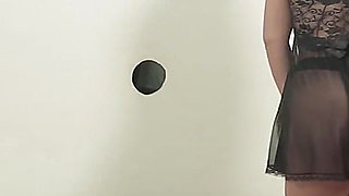 Gabi Footjob and Fucking in the Gloryhole!