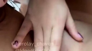 Blond and brunette lesbians licking pussy