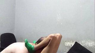 Daddy Eating Sweet Petite Pussy & Rubbing Cock on Small Pussy