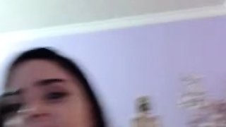 SMALL TIT BRUNETTE TATTOOED TEEN GIRLFRIEND CAUGHT IN SHOWER