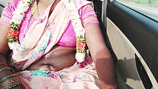 Car Sex, Episode -1, Part - 4, Telugu Dirty Talks. Silk Aunty with Boyfriend