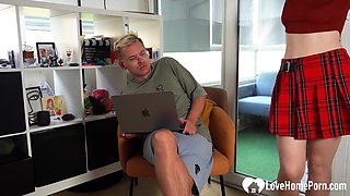 Redhead rides my dick like a pro