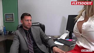 Busty Secretaries Smashed In The Office By Horny Boss With Valentina Nappi And Karma Rx
