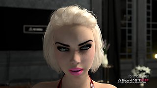Lesbian futanari babes having sex while wearing vr headset