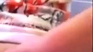Amateur Asian Girl in Glasses Masturbating