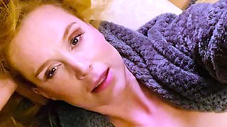 Small Tit Redhead Fucks Pussy