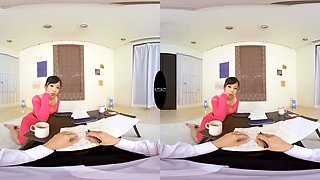 Gorgeous asian beauty breathtaking VR video