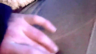 Squirting with Leggings on