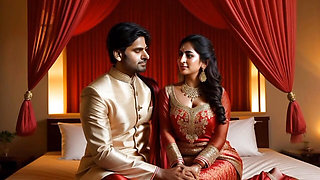 Beautiful Indian girl with big boy