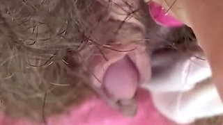 My hairy pussy and big clit