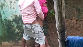 Stepbrother Fucks Komal Hard Outdoor in Rough Indian Sex Scene