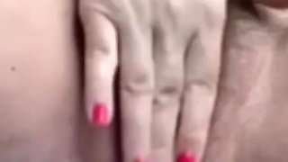 Hairy strawberries. Hairy pussy and masturbation squirt. Food Fetish.