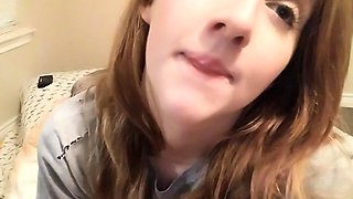 Blonde tight pussy babe solo toy fun in glamour masturbation