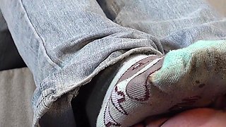 Bethany's Personal Footstool - (dreamgirls in Socks)