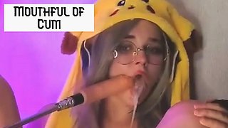 Wet Oral Play and Intense Vibrator Action