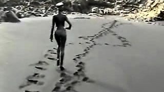 Blonde and her outdoor solo masturbation