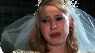 BURNING ANGEL - Tattooed bride takes bbc