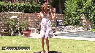 Fucks Small Tit Stepdaughter With Melanie Jane And Ben English