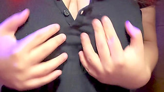 Filipina Wife Teasing & Dancing - Big Milky Tits Bouncing, Hairy Pussy on Display for Your Pleasure
