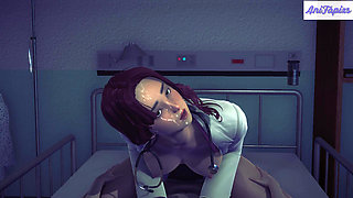Hot Doctor Demonstrated New Healing Sex - 3D HENTAI