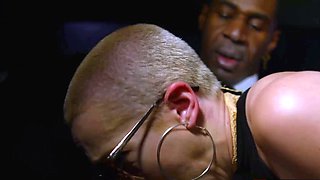 Lusty Sidra Sage Rides Hard BBC While In The Car