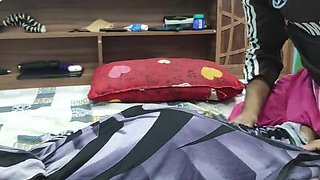 Desi Mallu Wife Big Ass Kissing Romance in Nighty - Hot Indian Couple