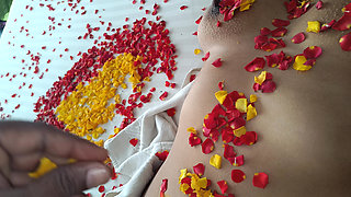 Tamil New Married Couples Honeymoon Celebration in Private Hotel