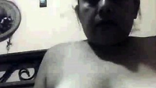 Mexican Milf masturbating